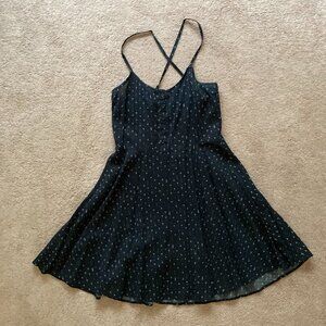 Black Geometric Sun Dress